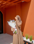 Beige Serene Abaya