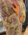 Petal Purple Abaya (set with under dress)