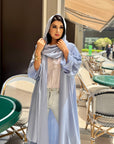 Baby Blue Pastel Abaya