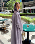 Purple Timeless Pastel Abaya