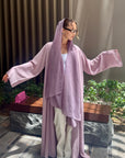 Pink Timeless Pastel Abaya