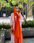 Orange blossom abaya